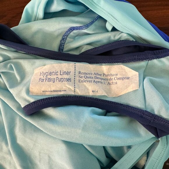 Bleu Rod Beattie Around The‎ Block Asymmetrical One Piece Sz 8 - Picture 9 of 9